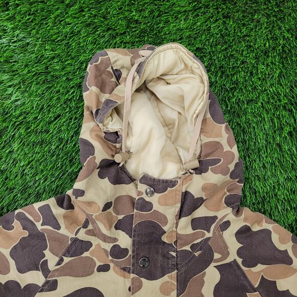 Vintage 80s Field-Line Camo Jacket Medium 23x29 Duck Hunting - Picture 14 of 16